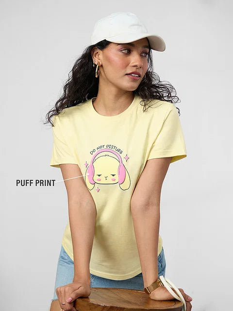 Regular T-Shirt Do Not Disturb Women T-Shirts