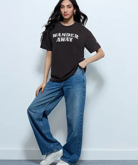 Oversized T-Shirt Wander Away Women
