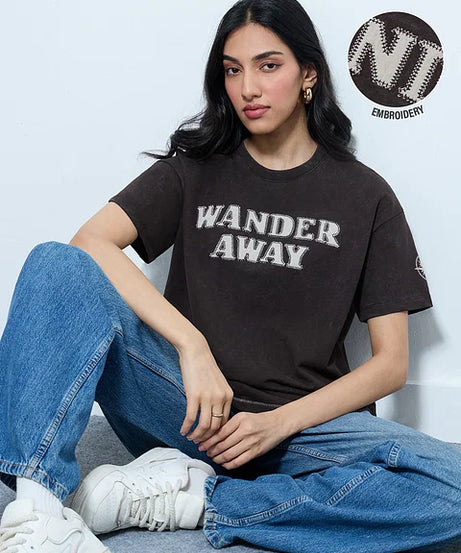 Oversized T-Shirt Wander Away Women