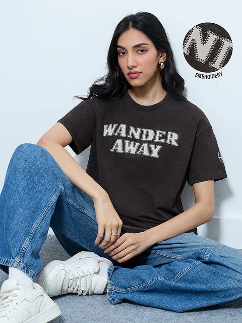 Oversized T-Shirt Wander Away Women