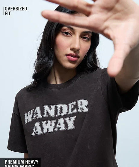 Oversized T-Shirt Wander Away Women