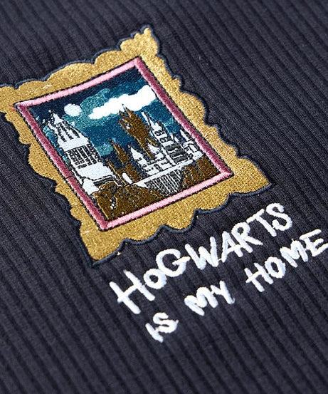 Harry Potter Hogwarts Home Women Relaxed Fit T-Shirts