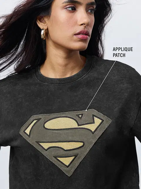 Dark Logo Women Oversized T-Shirts