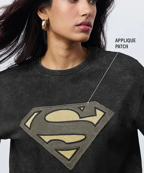 Supergirl Vintage Women Oversized T-Shirts