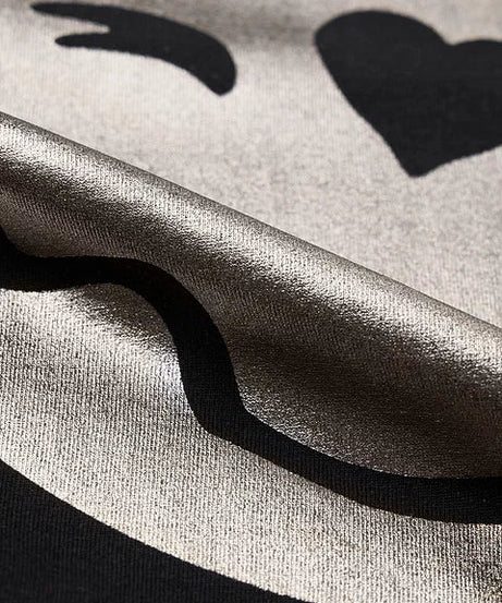 S.W.SMILEY Shimmer Women Oversized T-Shirts