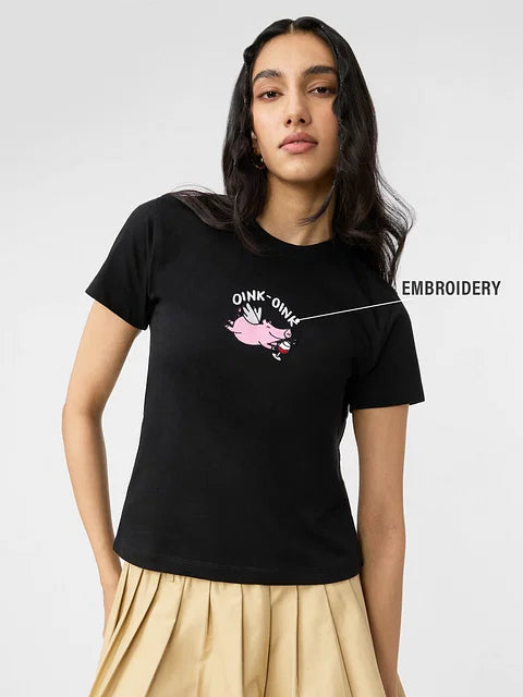 Oink Oink Women T-Shirts