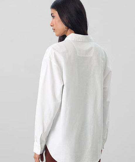 Lady Luck Cotton Linen Women Boyfriend Shirts