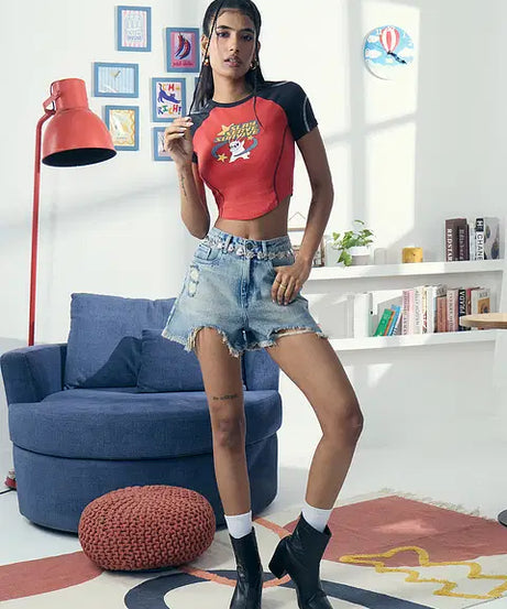 Baby Tee Women Cropped Tops