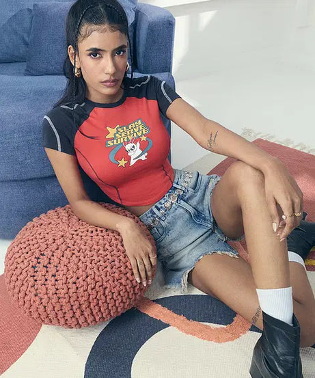 Baby Tee Women Cropped Tops