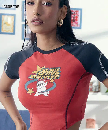 Baby Tee Women Cropped Tops