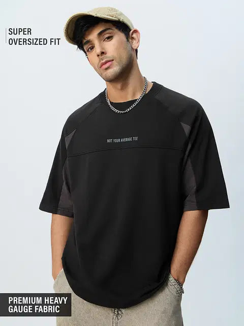 Colourblock Not Your Average Tee Super Oversized T-Shirts