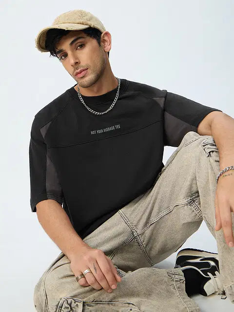 Colourblock Not Your Average Tee Super Oversized T-Shirts