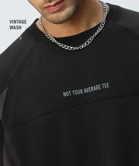 Colourblock Not Your Average Tee Super Oversized T-Shirts