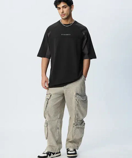 Colourblock Not Your Average Tee Super Oversized T-Shirts