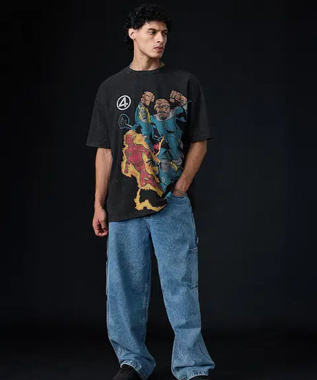Fantastic Four: Cosmic Clash Oversized T-Shirts
