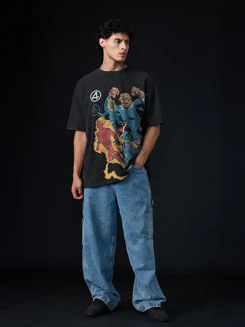 Fantastic Four: Cosmic Clash Oversized T-Shirts