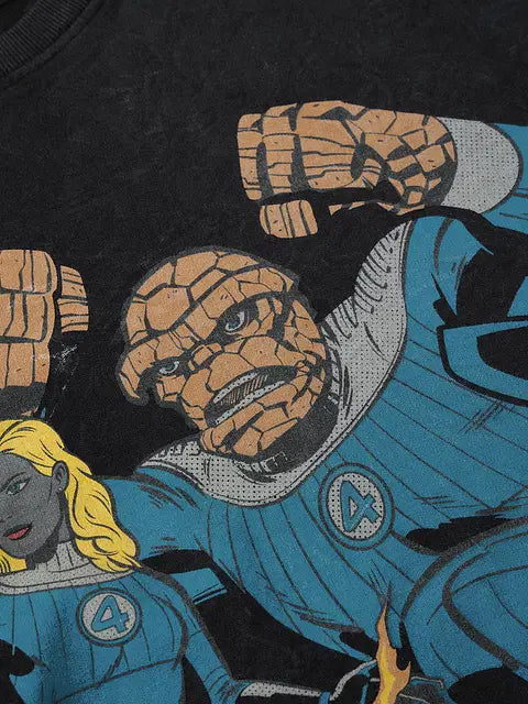 Fantastic Four: Cosmic Clash Oversized T-Shirts