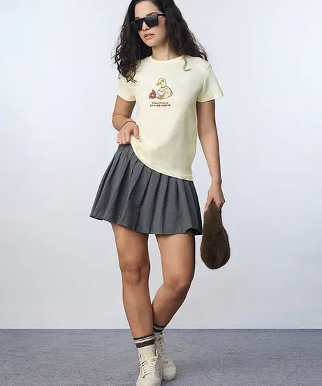 Stayed Home Women Relaxed Fit T-Shirts