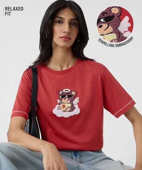 Relaxed T-Shirt Angel Teddy Women