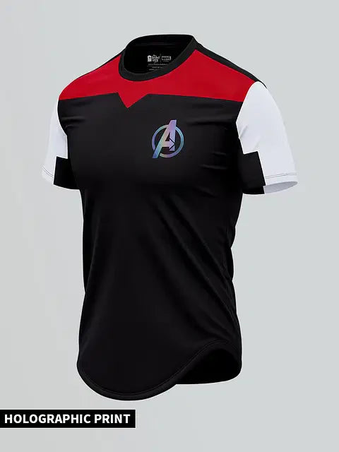 Avengers Logo Drop Cut T-Shirts