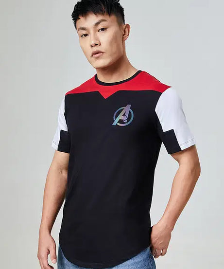 Avengers Logo Drop Cut T-Shirts
