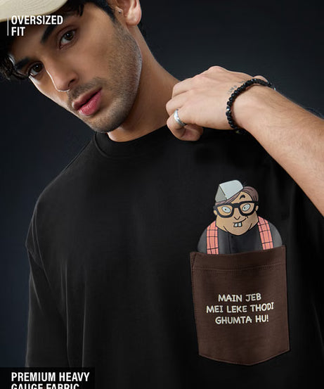 Phir Hera Pheri Kachra Seth Oversized T-Shirts