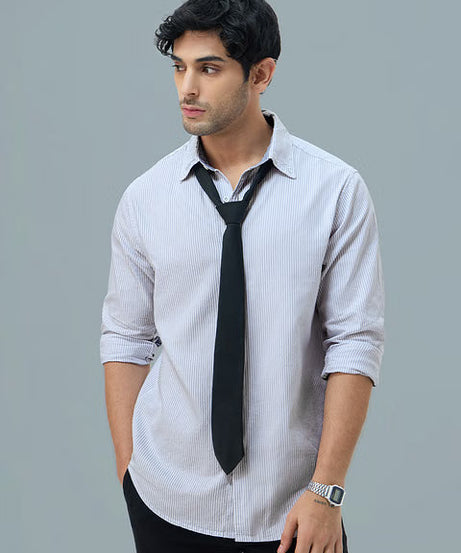 Oxford Stripes Ice Blue Shirts