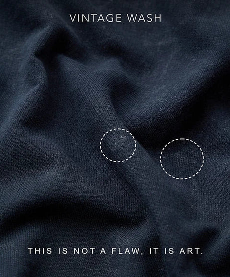 Souled Originals Washed Navy Women Oversized T-Shirts