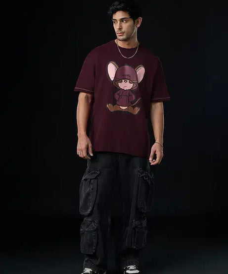 Tom & Jerry Chill Jerry Oversized T-Shirts