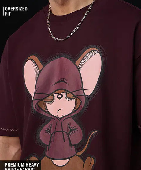 Tom & Jerry Chill Jerry Oversized T-Shirts
