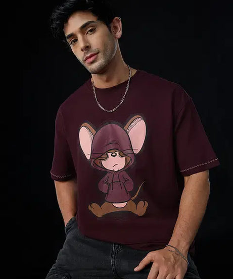 Tom & Jerry Chill Jerry Oversized T-Shirts