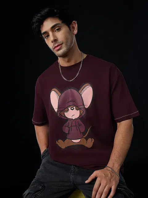 Tom & Jerry Chill Jerry Oversized T-Shirts