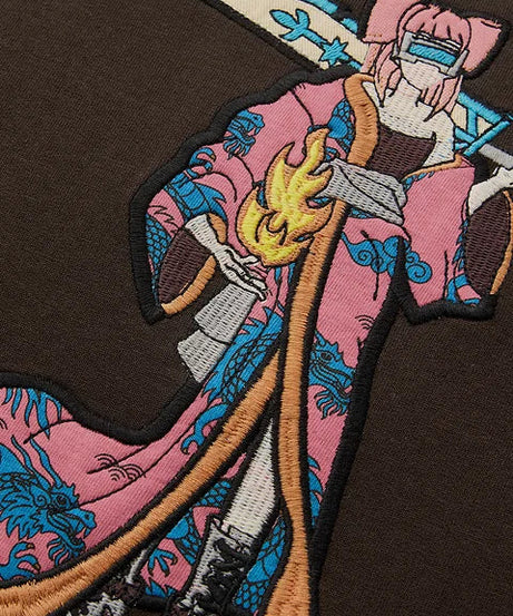 Oversized T-Shirt Ukiyo-E Geisha Women