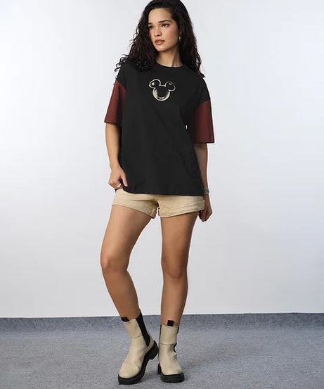 Mickey Mouse Total Legend Women Oversized T-Shirts