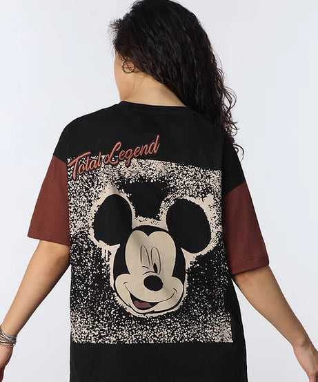 Mickey Mouse Total Legend Women Oversized T-Shirts
