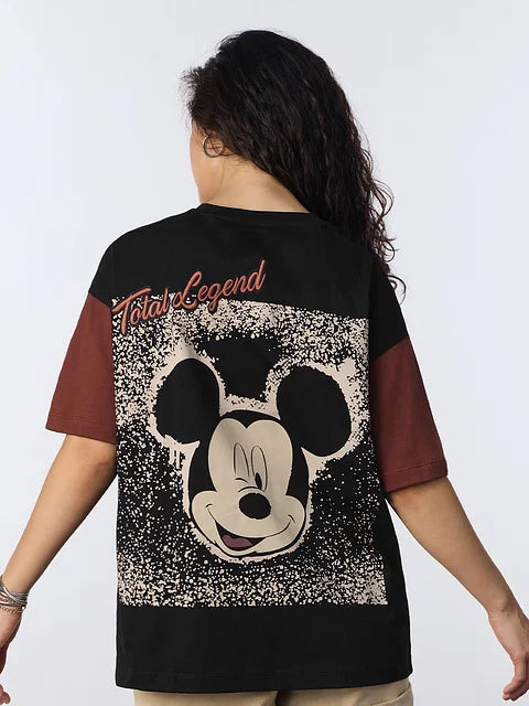 Mickey Mouse Total Legend Women Oversized T-Shirts