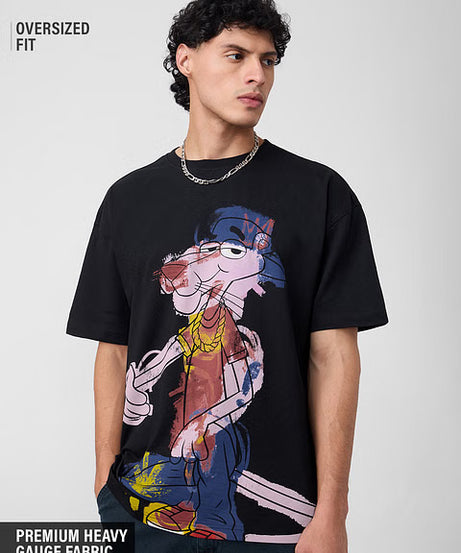 Pink Panther Too Cool Oversized T-Shirts