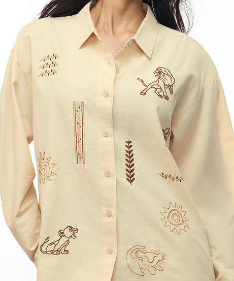 Lion King Elements Women Boyfriend Shirts