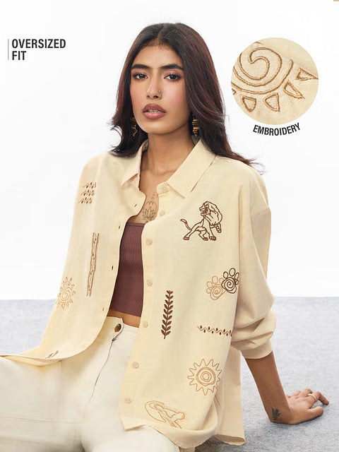 Lion King Elements Women Boyfriend Shirts