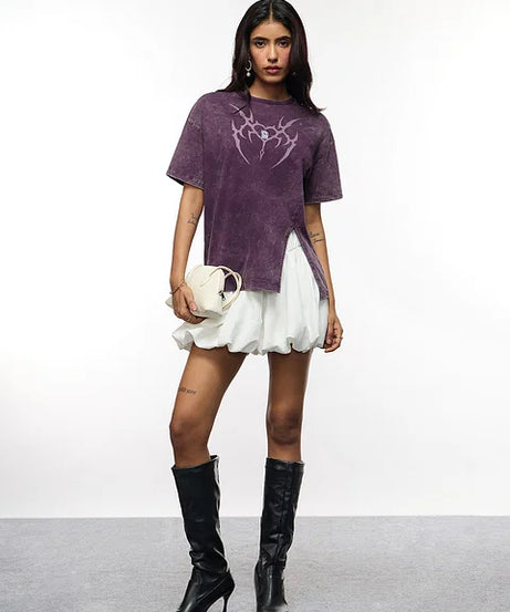 Gothic Heart Women Oversized T-Shirts