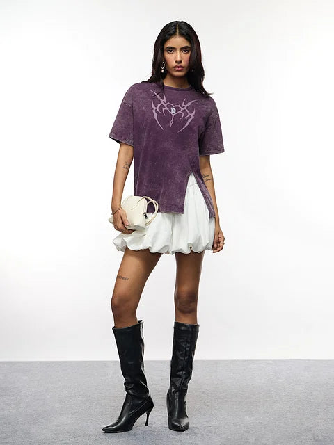 Gothic Heart Women Oversized T-Shirts
