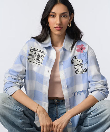 Peanuts Gurgle Women Shackets