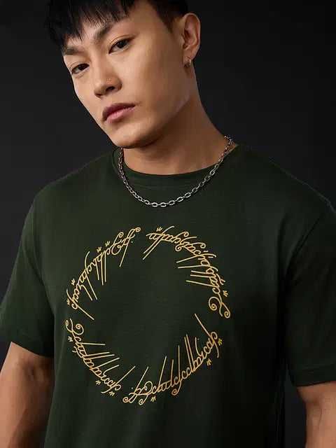 LOTR One Ring Men Relaxed Fit T-Shirts