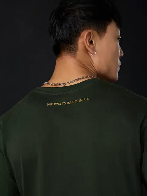 LOTR One Ring Men Relaxed Fit T-Shirts