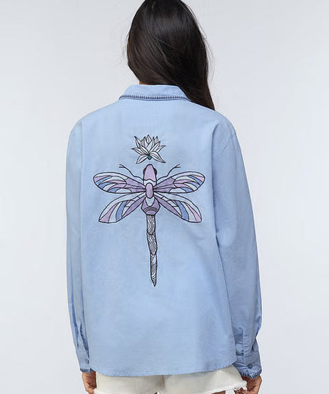 Cotton Linen Wild Spirit Women Shirts