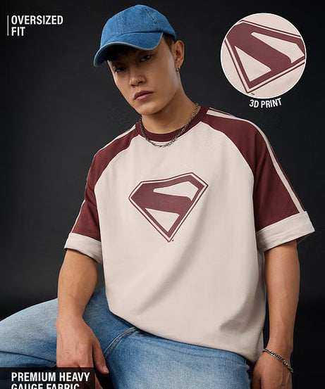 Superman Look Up Oversized T-Shirts