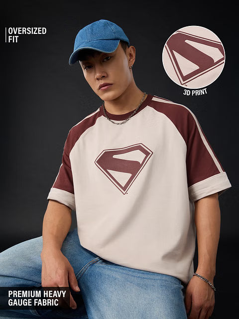Superman Look Up Oversized T-Shirts