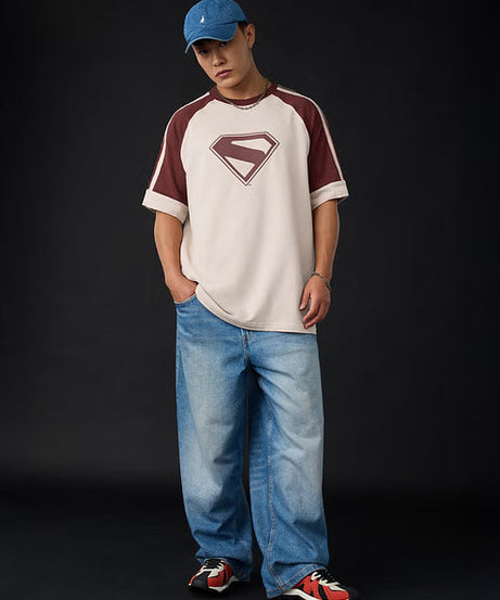 Superman Look Up Oversized T-Shirts