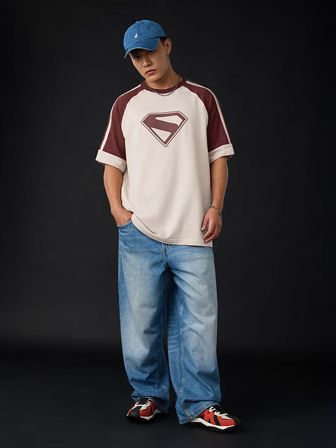 Superman Look Up Oversized T-Shirts