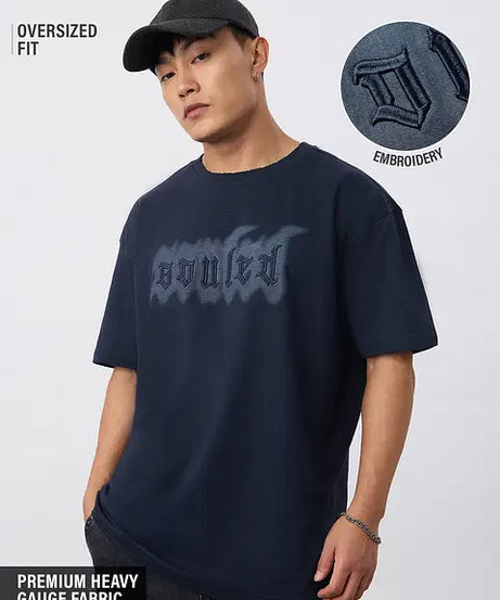 Blue Drift Oversized T-Shirts